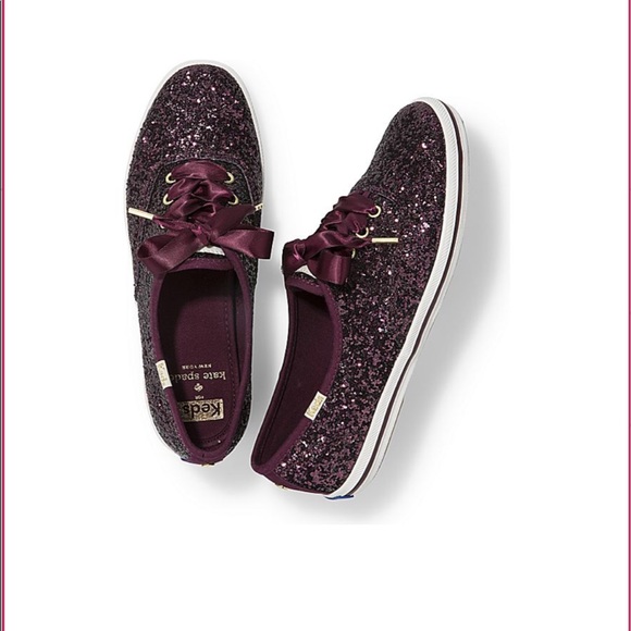 kate spade Shoes - Brand new Kate spade Burgundy Keds